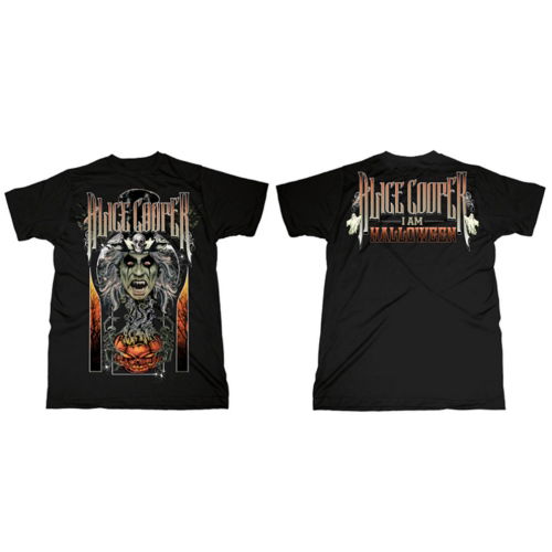 Alice Cooper Unisex T-Shirt: I am Halloween (Back Print) - Alice Cooper - Koopwaar - Global - Apparel - 5055295392304 - 