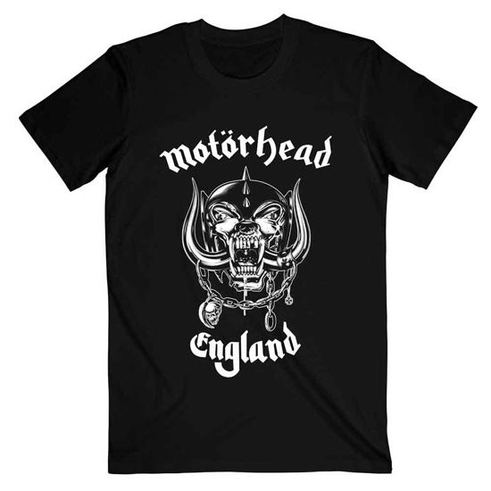 Motorhead Unisex T-Shirt: England - Motörhead - Produtos -  - 5056170692304 - 