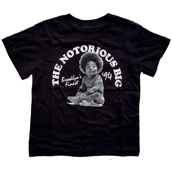 Cover for Biggie Smalls · Biggie Smalls Kids Toddler T-Shirt: Baby (Black) (12 Months) (T-shirt) [size 6-12mths] [Black - Kids edition] (2020)