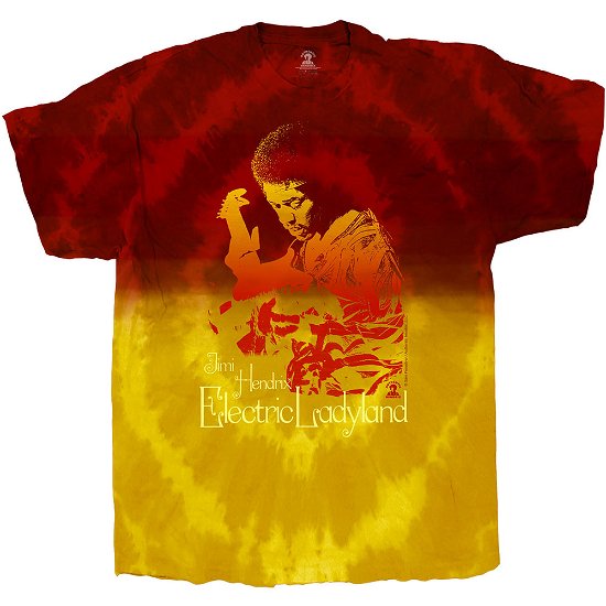 Cover for The Jimi Hendrix Experience · Jimi Hendrix Unisex T-Shirt: Electric Ladyland (Wash Collection) (T-shirt) [size S] [Red - Unisex edition]