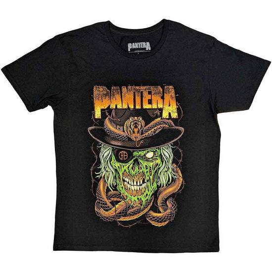 Pantera Unisex T-Shirt: Snake & Skull - Pantera - Merchandise -  - 5056561094304 - July 27, 2023