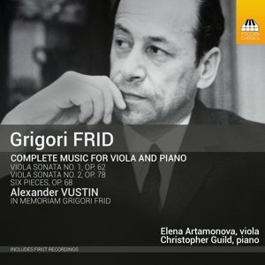 Cover for Frid / Artamonova / Guild · Complete Music for Viola &amp; Piano (CD) (2016)
