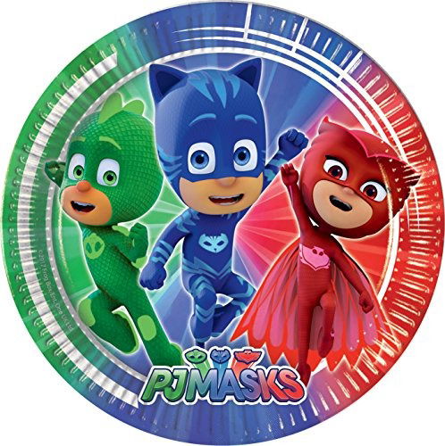 Cover for Pj Masks · Pj Masks - 8 Piatti 23 Cm. (Leketøy)