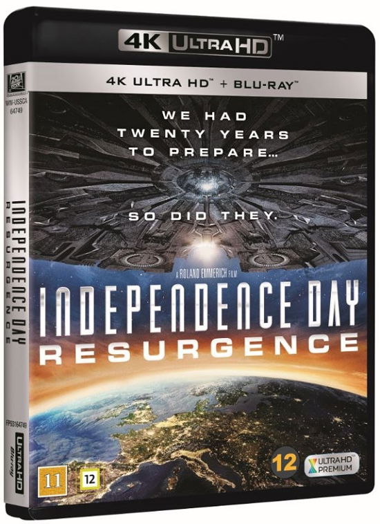 Independence Day: Resurgence -  - Elokuva -  - 7340112731304 - torstai 10. marraskuuta 2016