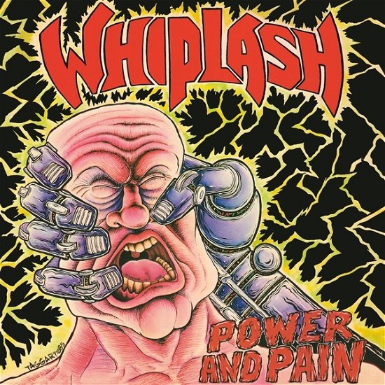 Cover for Whiplash · Power &amp; Pain (LP) [Coloured edition] (2022)