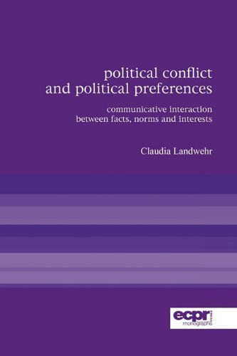 Cover for Claudia Landwehr · Political Conflict and Political Preferences: Communicative Interaction Between Facts, Norms and Interests (Paperback Book) (2010)