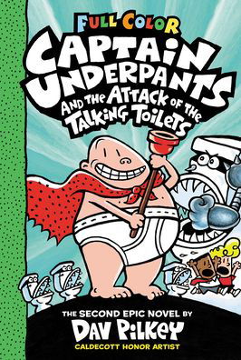 Cover for Dav Pilkey · Captain Underpants and the Attack of the Talking Toilets (Hardcover Book) (2023)