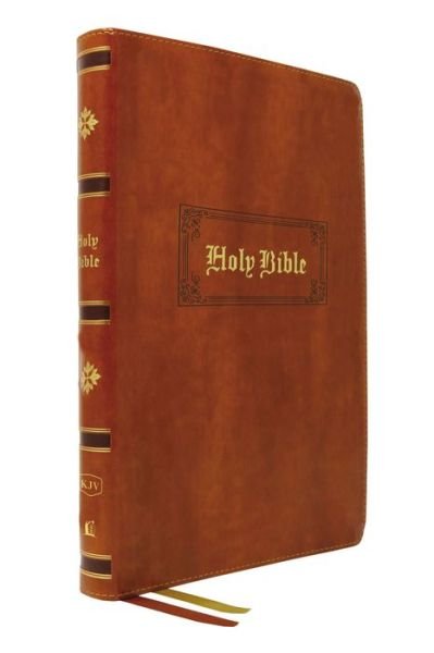 Cover for Thomas Nelson · KJV Holy Bible: Giant Print Thinline Bible, Tan Leathersoft, Red Letter, Comfort Print (Thumb Indexed): King James Version (Vintage Series) (Læderbog) (2023)