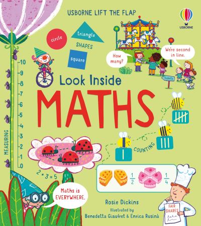 Look Inside Maths - Look Inside - Rosie Dickins - Livros - Usborne Publishing Ltd - 9781474986304 - 10 de junho de 2021