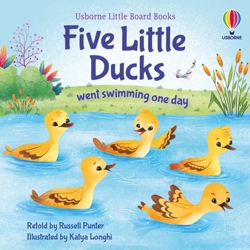 Cover for Russell Punter · Five little ducks went swimming one day - Little Board Books (Board book) (2022)