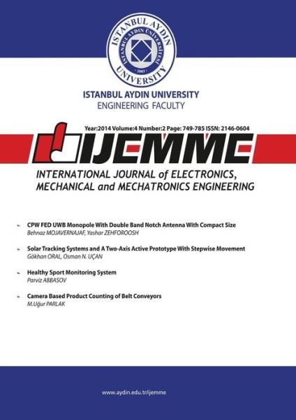 Cover for Osman Nuri Ucan · International Journal of Electronics, Mechanical and Mechatronics Engineering (Paperback Bog) (2018)