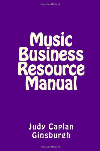 Music Business Resource Manual - Judy Caplan Ginsburgh - Bøger - Ginsburgh Enterprises - 9781885711304 - 8. februar 2014