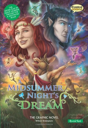 Cover for William Shakespeare · A Midsummer Night's Dream the Graphic Novel: Quick Text (Shakespeare Range) (Paperback Bog) [Reprint edition] (2011)
