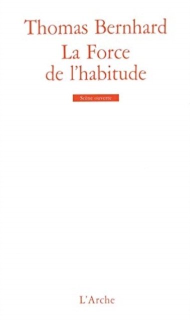 Cover for Thomas Bernhard · La force de l'habitude (MERCH) (1997)