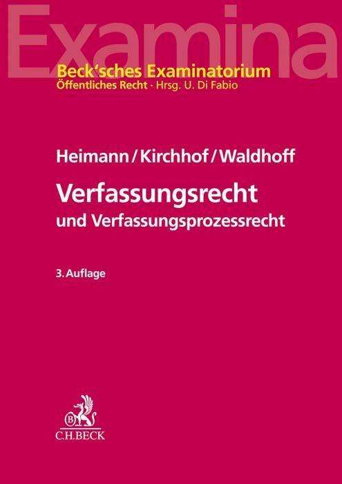 Cover for Heimann · Verfassungsrecht und Verfassung (Bok)