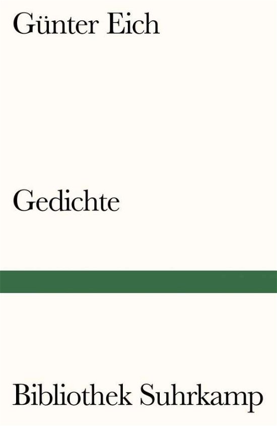 Gedichte - Eich - Bøger -  - 9783518240304 - 