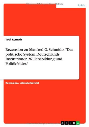 Cover for Remsch · Rezension zu Manfred G. Schmidts (Book) [German edition] (2011)