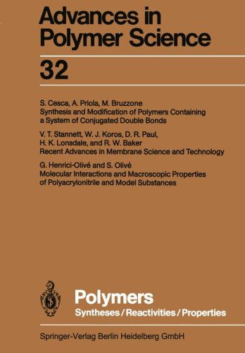 Cover for Akihiro Abe · Polymers: Syntheses / Reactivities / Properties - Advances in Polymer Science (Pocketbok) [Softcover reprint of the original 1st ed. 1979 edition] (2013)