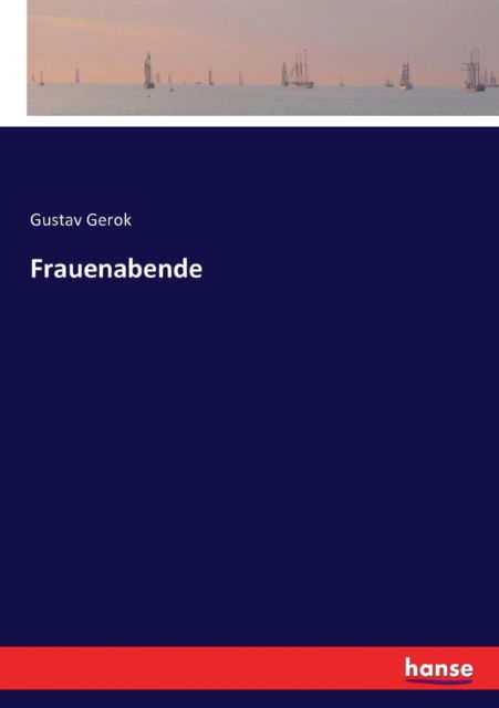 Cover for Gerok · Frauenabende (Book) (2016)