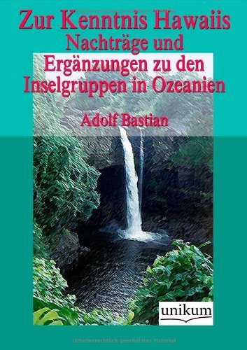 Cover for Adolf Bastian · Zur Kenntnis Hawaiis (Pocketbok) [German edition] (2012)