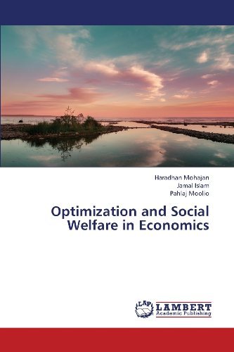 Cover for Pahlaj Moolio · Optimization and Social Welfare in Economics (Paperback Book) (2013)