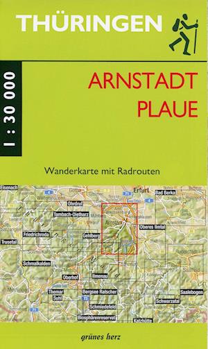 Cover for Verlag grünes Herz · Wanderkarte Arnstadt und Plaue (Kartor) (2022)