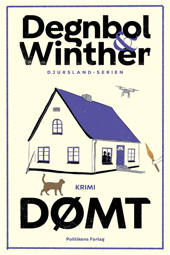 Cover for Degnbol &amp; Winther · Djursland-serien: Dømt (Paperback Bog) [2. udgave] (2023)