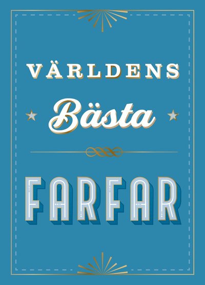 Cover for Världens bästa farfar (Hardcover Book) (2025)