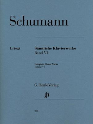 Cover for Robert Schumann · Sämtliche Klavierwerke 6 (Paperback Bog) (2010)