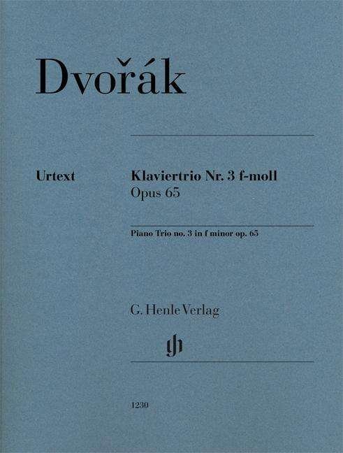 Cover for Dvorak · Klaviertrio Nr. 3 f-moll op. 65 (Book)