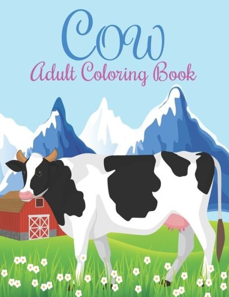Cover for Mh Book Press · Cow Adult Coloring Book (Pocketbok) (2020)