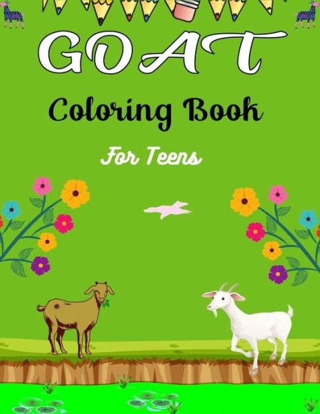 Cover for Mnktn Publications · GOAT Coloring Book For Teens (Pocketbok) (2020)