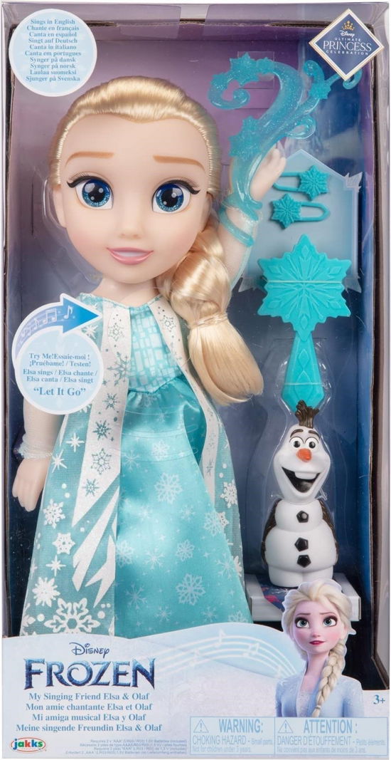 Cover for Disney Frozen · Disney Frozen - Classic Elsa Feature Doll 38cm (225306) (Leketøy)