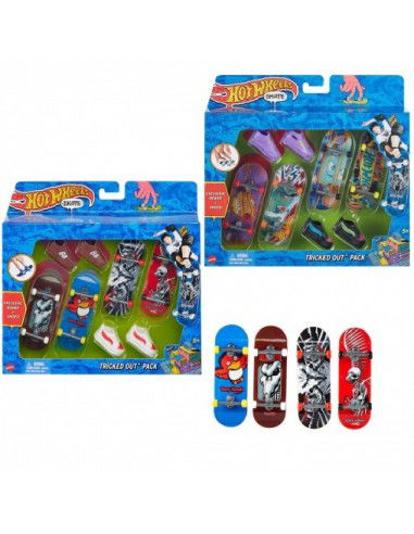 Cover for Hot Wheels Skate · Hot Wheels Skate Fingerboard and Shoe 4 Pack (MERCH) (2023)