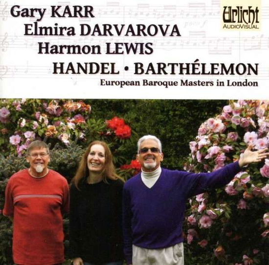 Cover for Handel / Barthelemon / Karr / Darvarova / Lewis · European Baroque Masters in London (CD) (2013)