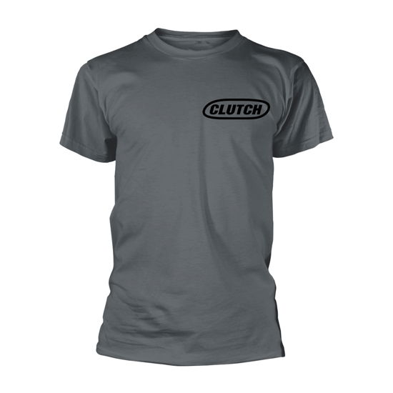 Cover for Clutch · Classic Logo (Black / Grey) (T-shirt) [size M] [Grey edition] (2021)