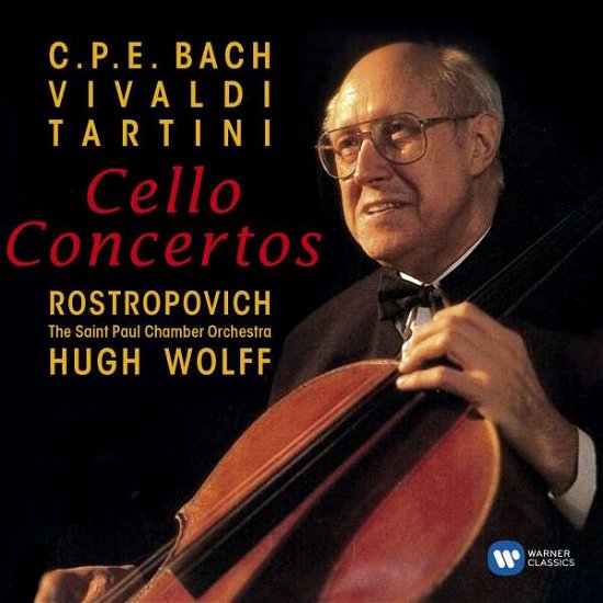 C.p.e. Bach, Vivaldi, Tartini: - Rostropovich Mstislav - Musiikki - WEA - 0825646773305 - lauantai 11. marraskuuta 2017