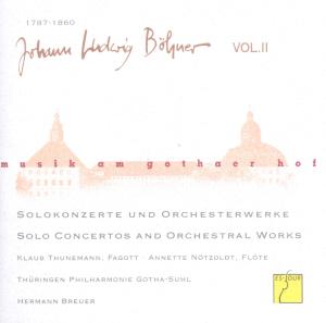 Cover for Boehner / Thueringen Philharmonie Gotha / Breuer · Music at the Court of Gotha: Solo Concertos &amp; Orch (CD) (2014)