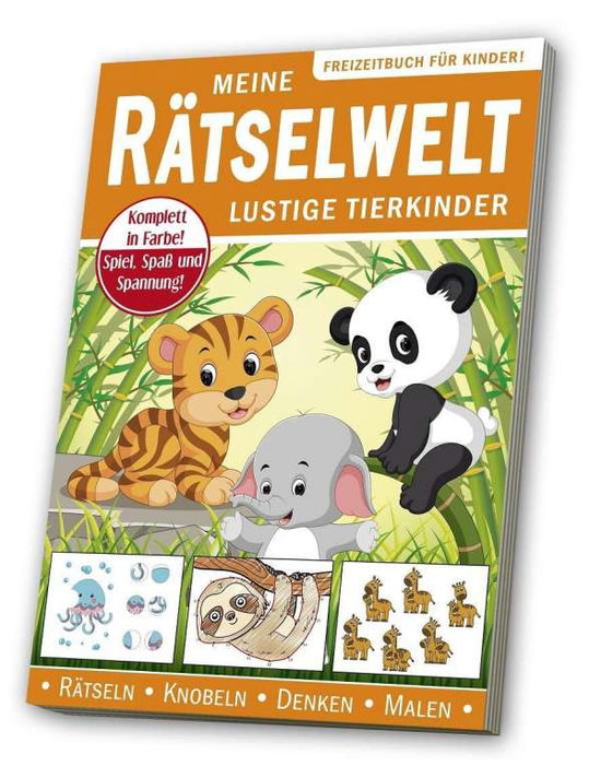 Cover for Meine Rätselwelt · Meine Rätselwelt - Lustige Tierkinder (Book)