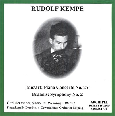 Cover for Mozart / / Gewandhau Orchestre Lepzig / Kempe · Concerto 25 / Symphony 2 (CD) (2007)
