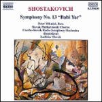 Cover for Dmitri Shostakovich  · Symphony No.13 Babi Yar (CD)