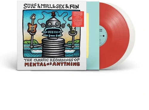 Surf & Mull & Sex & Fun (Red / White Vinyl) - Mental As Anything - Musikk - DEMON RECORDS - 5014797902305 - 5. mars 2021