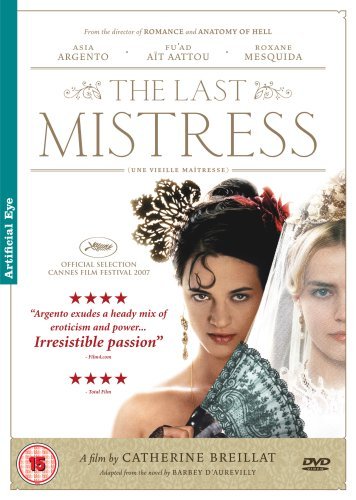 Cover for Asia Argento · The Last Mistress (DVD) (2008)