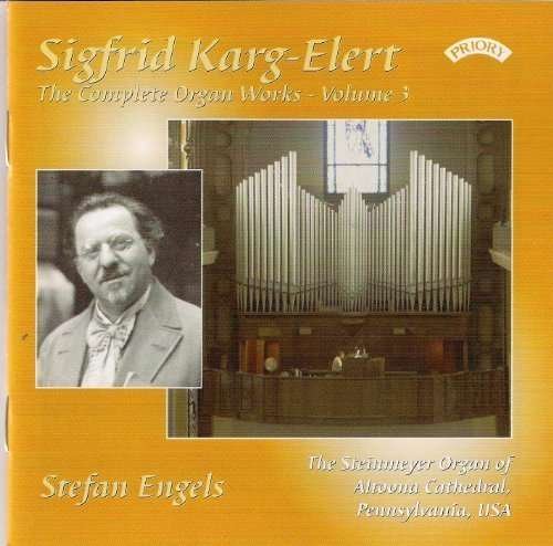 Cover for Stefan Engels · Complete Organ Works Of Sigfrid Karg - Elert - Vol. 3 - The Steinmeyer Organ Of Altoona Cathedral. Pennsylvania. Usa (CD) (2018)