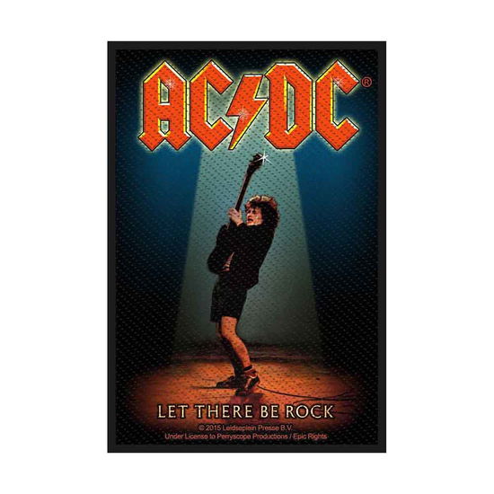 Cover for AC/DC · AC/DC Standard Patch: Let There Be Rock (Patch) (2020)