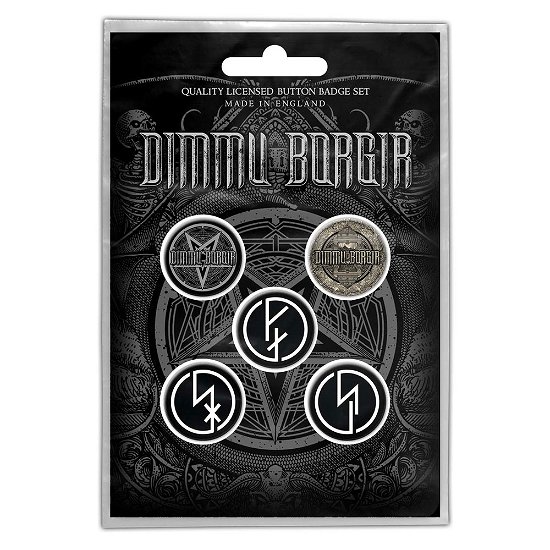 Dimmu Borgir Button Badge Pack: Eonian (Retail Pack) - Dimmu Borgir - Merchandise - PHD - 5055339792305 - October 28, 2019