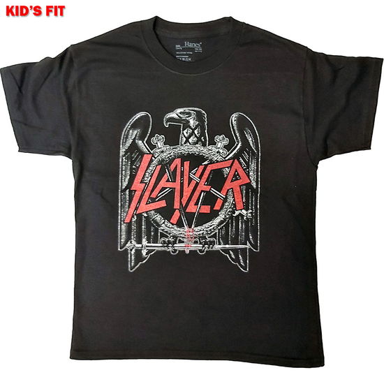 Slayer Kids T-Shirt: Black Eagle (7-8 Years) - Slayer - Mercancía -  - 5056368654305 - 