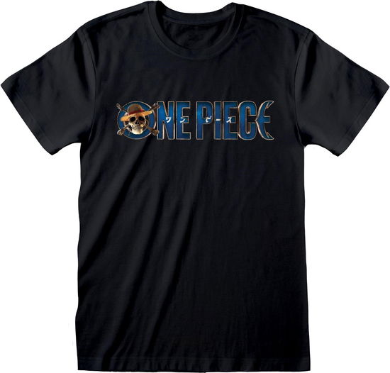 Cover for One Piece · One Piece - Logo T Shirt (T-shirt) [size L] (2024)