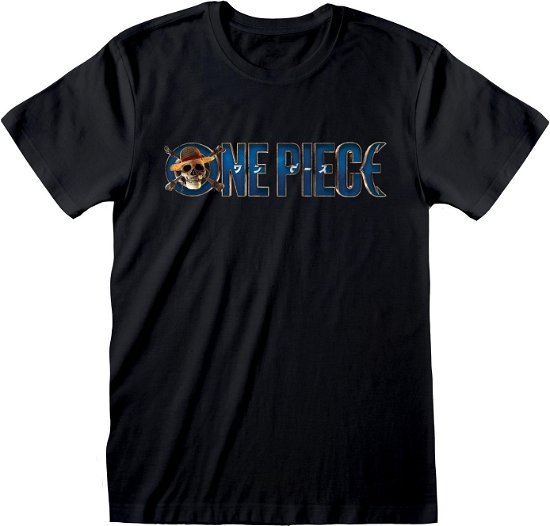 Cover for One Piece · One Piece - Logo T Shirt (T-shirt) [size L] (2024)