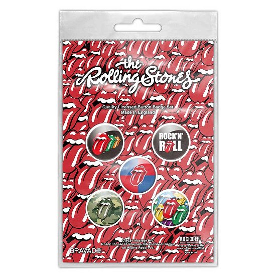 Cover for The Rolling Stones · The Rolling Stones Button Badge Pack: Rock 'N' Roll (MERCH)